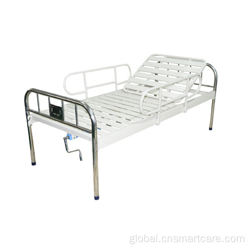 One Function Bed manual one functional Stainless steel hospital bed Manufactory